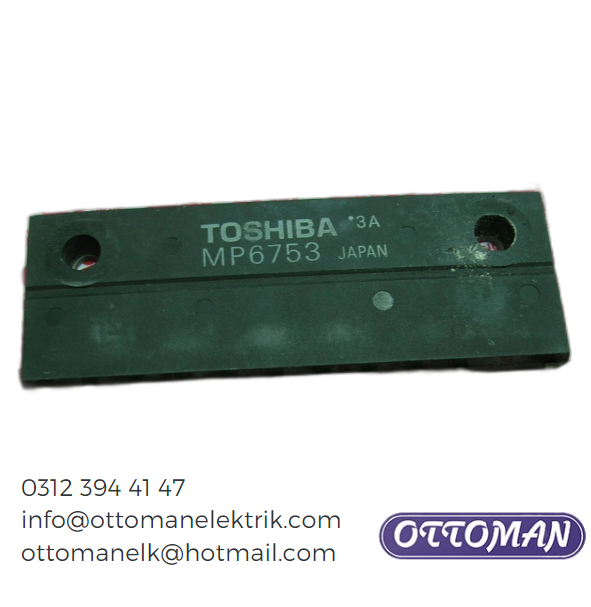 Toshiba MP6753 IGBT MODULE 20A 600V - Ottoman Elektrik