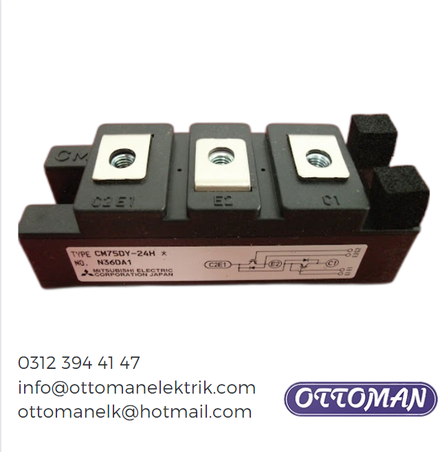 CM75DY-24H Mitsubishi IGBT MODULE 75A 1200V Ottoman Elektrik