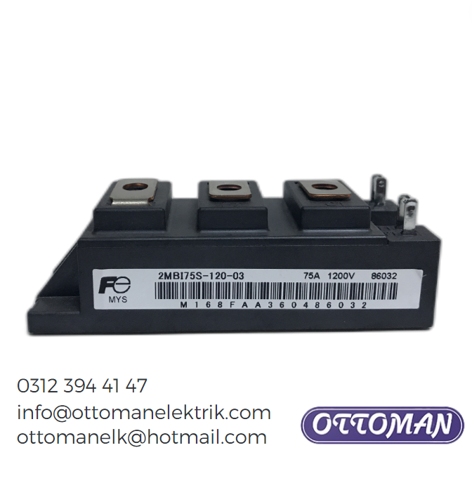 2MBI75S-120 IGBT MODULE 75A 1200V Ottoman Elektrik