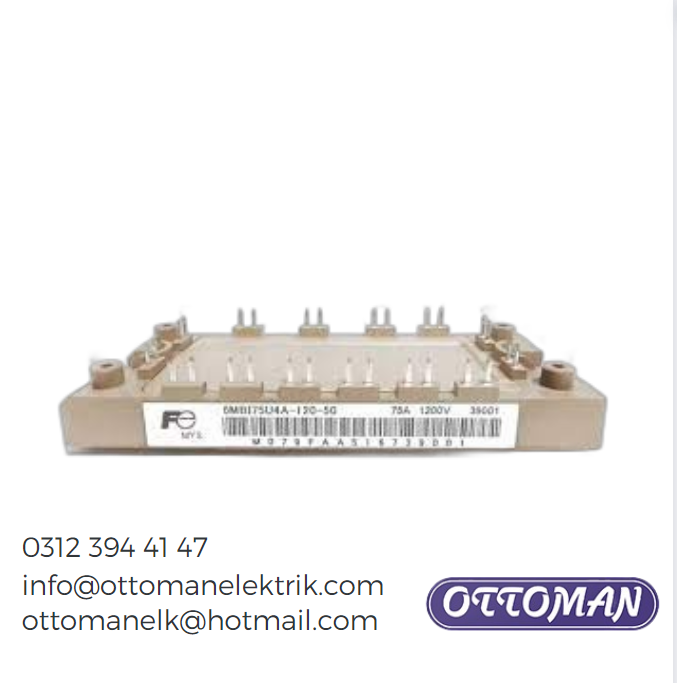 6MBI75U4A-120-50 IGBT MODULE 75A 1200V Ottoman Elektrik