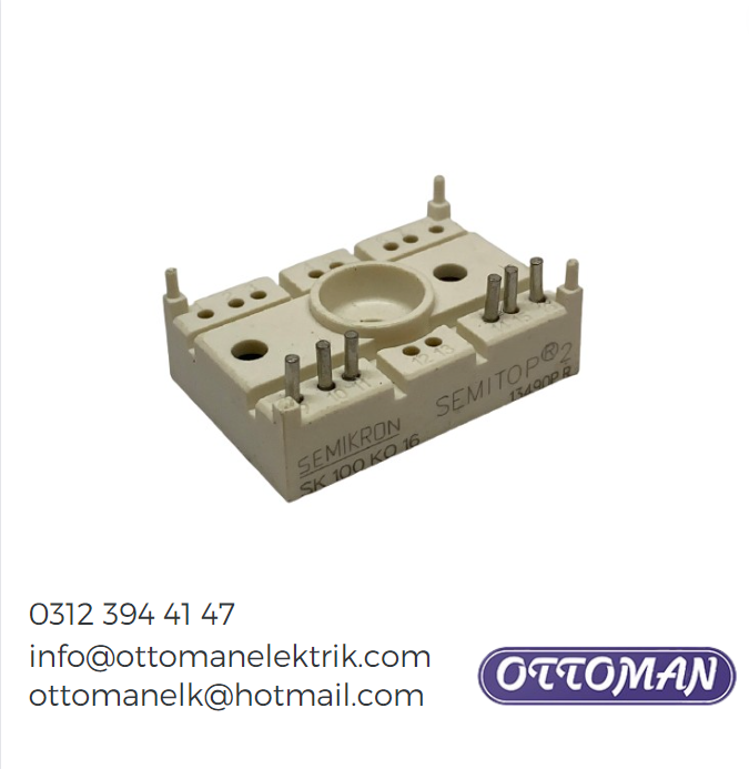 SK100KQ16 Semikron Antiparalel Tristör Modülü - 100A 1600V