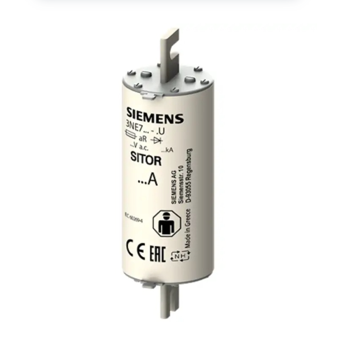 Siemens 3NE7432-0U SITOR NH3 Sigorta - 400A, 2kV, 210mm