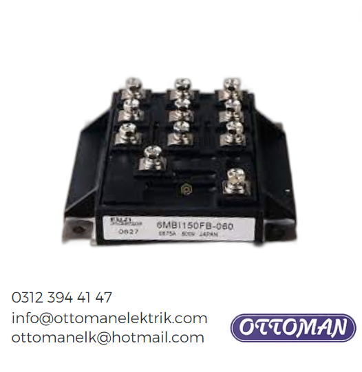 6MBI150FB-060 IGBT MODULE 6X150A 600V Ottoman Elektrik