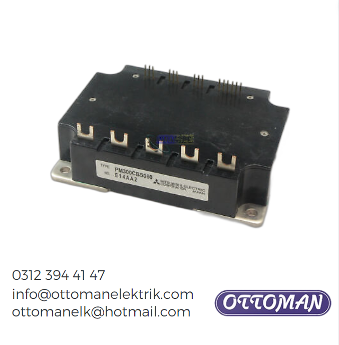 PM300CBS060 IGBT Modülü 300A 600V - Ottoman Elektrik