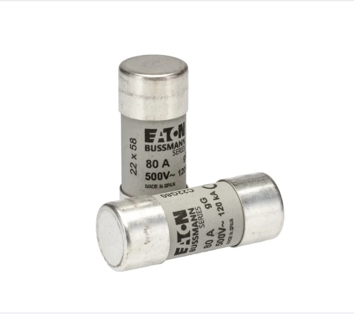 Eaton Bussmann C22G80 Silindirik Tip Sigorta