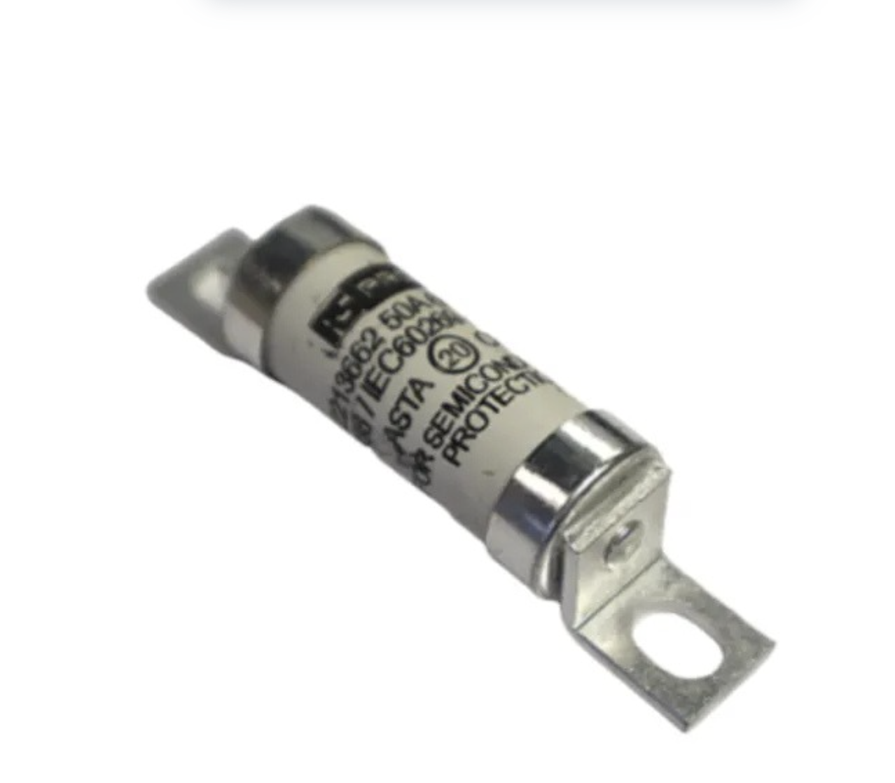 RS PRO 50A Bolted Tag Fuse, 350 V dc, 690V ac, 63.5mm