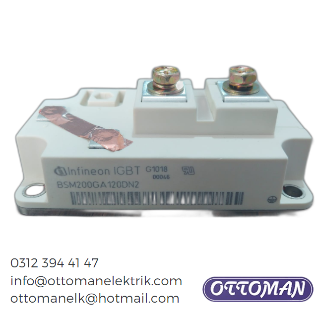 BSM200GA120DN2 Infineon IGBT MODULE 200A 1200V - Ottoman Elektrik