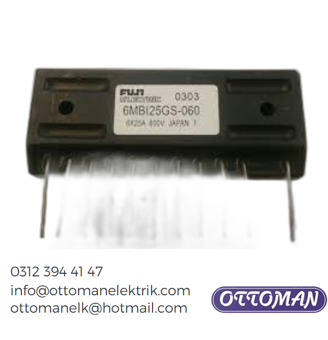 6MBI25GS-060 IGBT MODULE 25A 600V Ottoman Elektrik