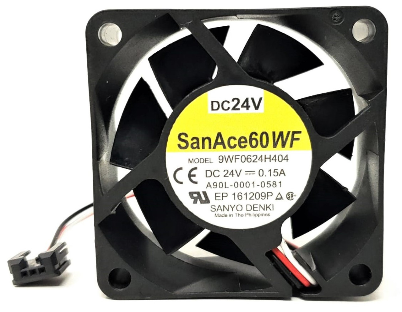 Sanyo Denki 9WF0624H404 /A90L-0001-0581Soğutma Fanı - 60x60x25mm 24V DC Fanuc A90L-0001-0581 Uyumlu Endüstriyel Fan