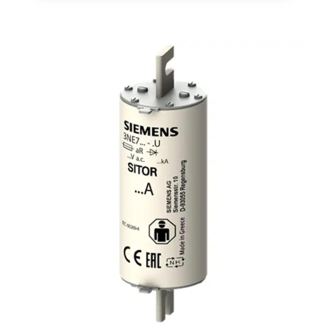 Siemens 3NE7633-0U SITOR NH3 Sigorta - 450A, 2kV, 210mm