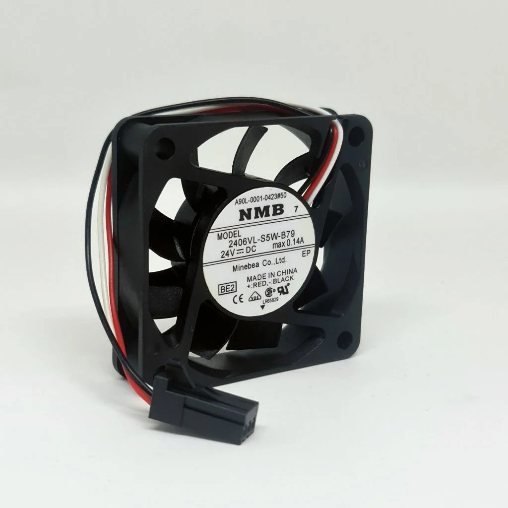 NMB 2406VL-S5W-B79/A90L-0001-0423 Soğutma Fanı - 60x60x15mm 24V DC 18.36CFM 3-Pin Konnektörlü Fanuc A90L-0001-0423 Uyumlu Endüstriyel Fan