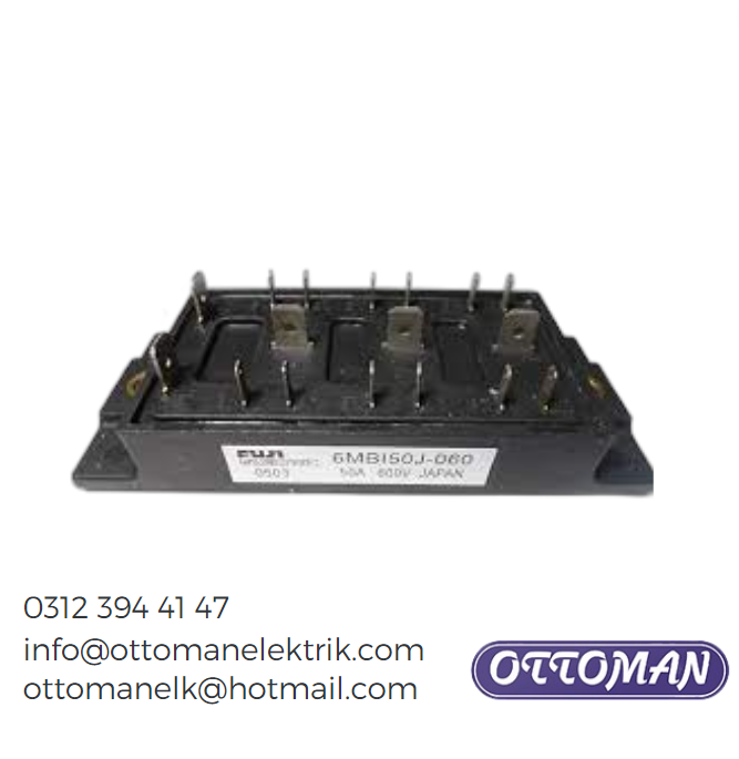 6MBI50J-060 IGBT MODULE 6X50A 600V Ottoman Elektrik