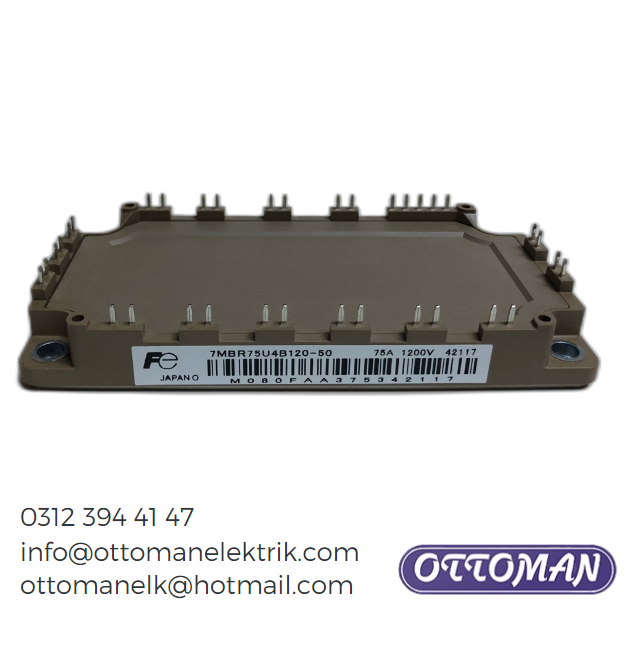 7MBR75U4B120-50 IGBT MODULE 75A 1200V Ottoman Elektrik