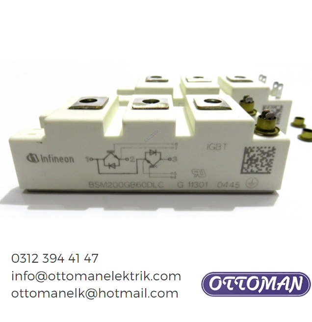 BSM200GB60DLC Infineon IGBT MODULE 200A 600V - Ottoman Elektrik