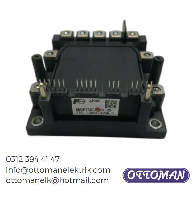 6MBP75RSA120-03 IGBT Modülü 75A 1200V - Ottoman Elektrik