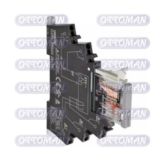 Omron G2RV-SR500 24V DC Slim Röle ve Soketi