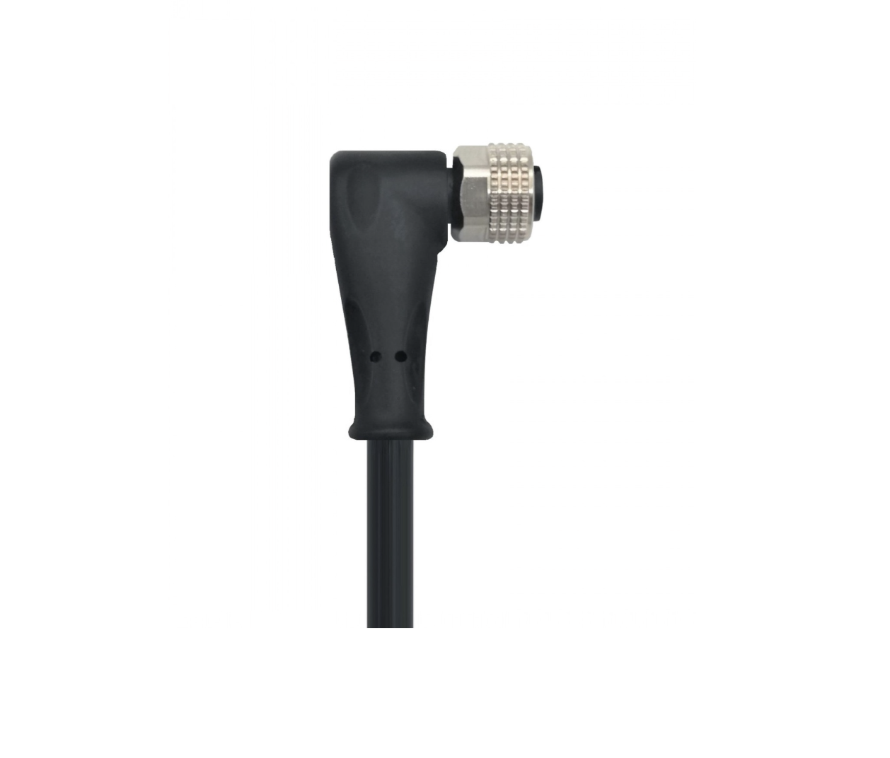 Reer C12F4A2-300-012 M12 Dişi 4 Pin Düz PVC Siyah Kablo
