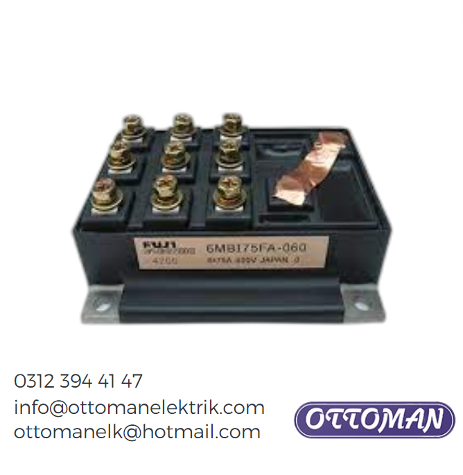 6MBI75FA-060 IGBT MODULE 6X75A 600V Ottoman Elektrik