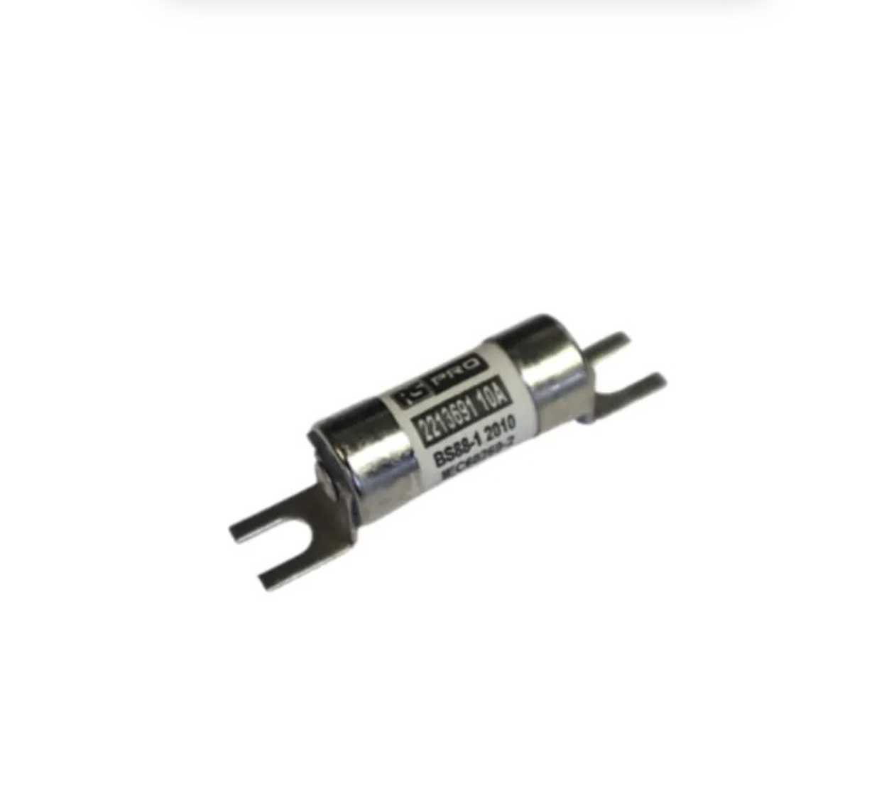RS PRO 10A Slotted Tag Fuse, A1, 250 V dc, 415V ac, 44.5mm