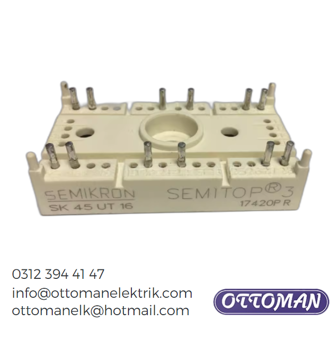 SK45UT12 Semikron Tristör Modülü - 47A 1200V