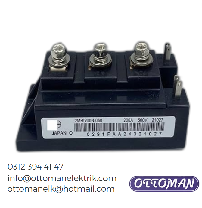 2MBI200N-060 Fuji IGBT MODULE 200A 600V Ottoman Elektrik