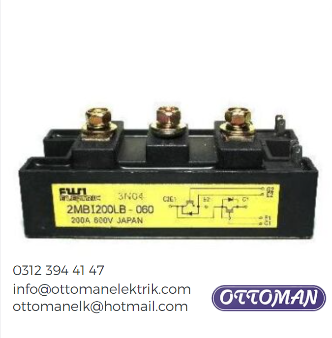 2MBI200LB-060 Fuji IGBT MODULE 200A 600V Ottoman Elektrik