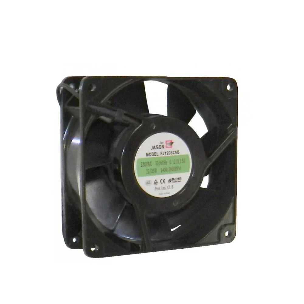 Jason Fan FJ12032AB 120x120x38 mm 230v Ac Kompakt Fan