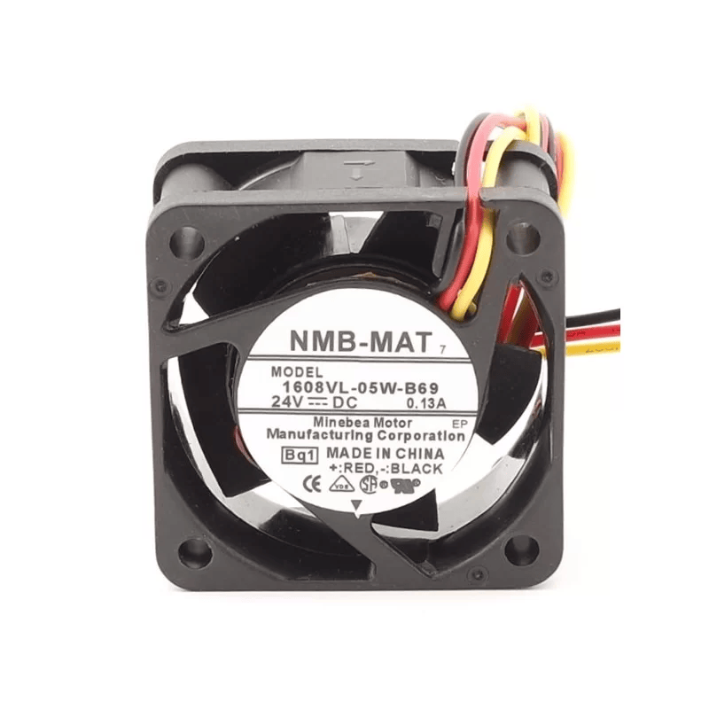 NMB 1608VL-05W-B69 / A90L-0001-0575#A Soğutma Fanı - 40x40x20mm 24V DC 11.3CFM 3-Pin Konnektörlü Fanuc A90L-0001-0566 Uyumlu Endüstriyel Fan