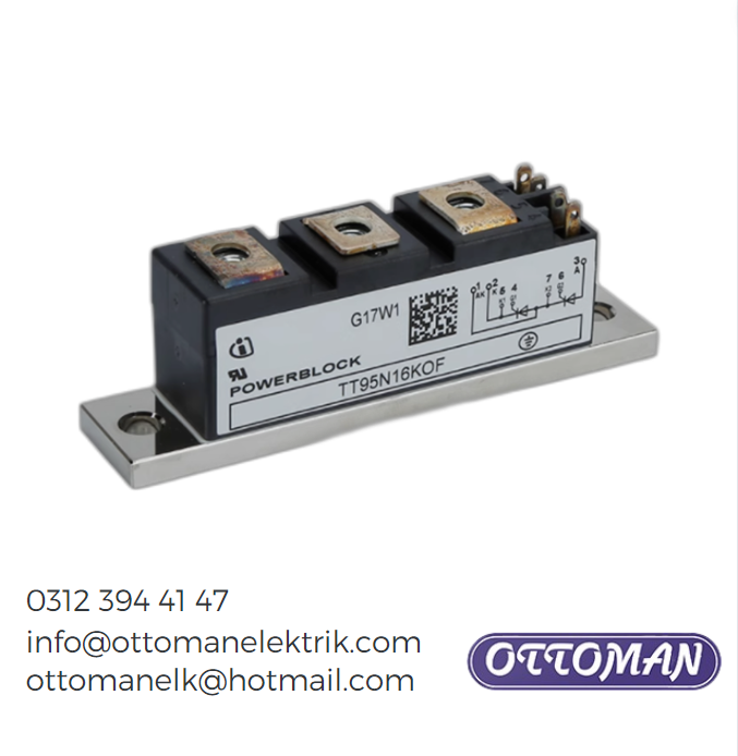 TT95N16KOF Tristör Modülü - 95A 1600V