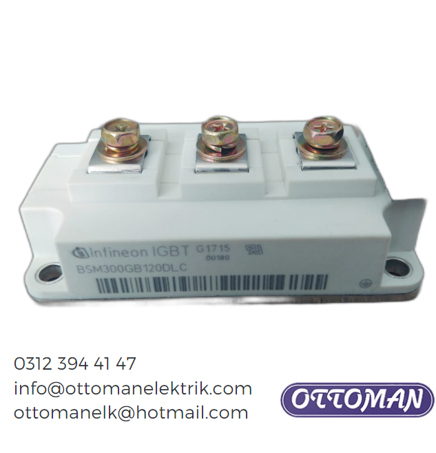 BSM300GB120DLC IGBT MODULE 300A 1200V - Ottoman Elektrik