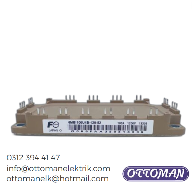 6MBI100U4B-120 IGBT MODULE 100A 1200V Ottoman Elektrik