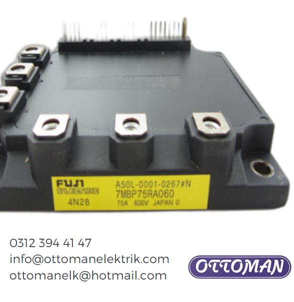  7MBP75RA060 Fuji IPM MODULE 75A 600V - Ottoman Elektrik