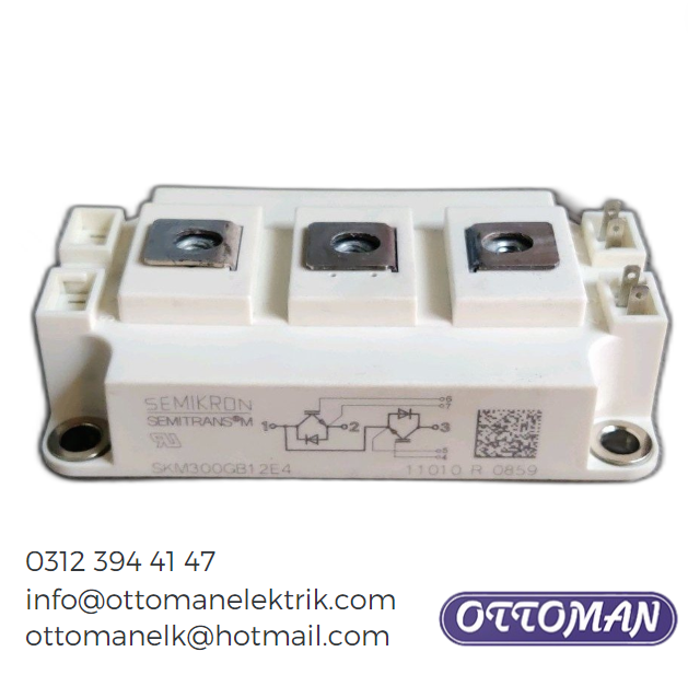 SKM300GB12E4 IGBT MODULE 300A 1200V Ottoman Elektrik