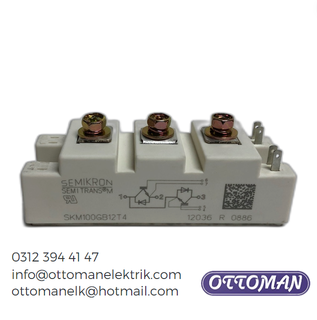 SKM100GB12T4 IGBT MODULE 100A 1200V Ottoman Elektrik