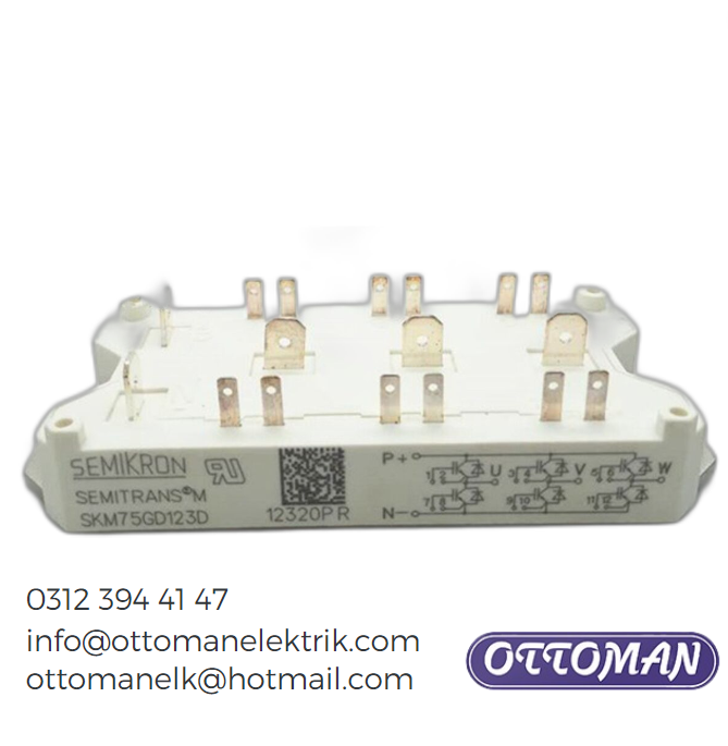 SKM75GD123D IGBT MODULE 75A 1200V Ottoman Elektrik