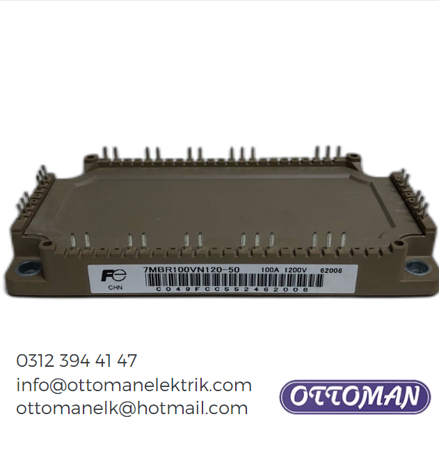 7MBR100VN120-50 IGBT PIM MODULE 100A 1200V Ottoman Elektrik