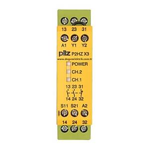 P2HZ X3 24VDC Çift El Koruma Güvenlik Rölesi 774350 PILZ