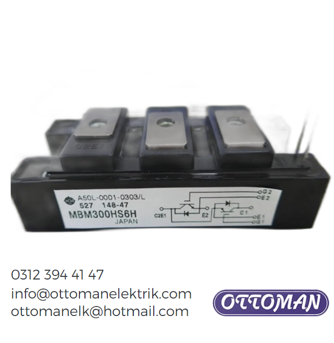 MBM300HS6H IGBT MODULE 300A 600V Ottoman Elektrik