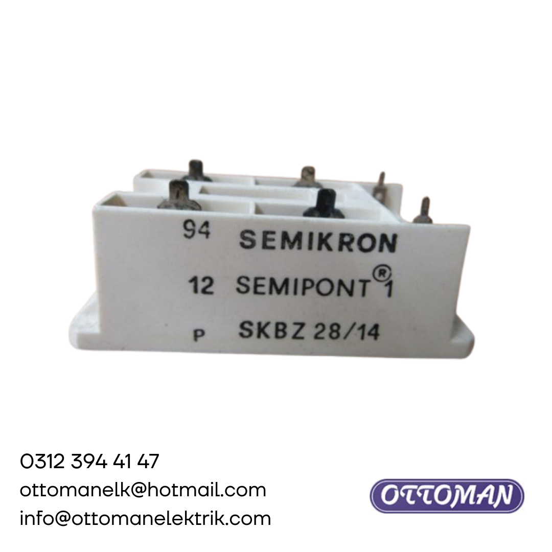 SKBZ28/14 Diyot Köprüsü - 28A 1400V - SEMIKRON - OTTOMAN ELEKTRİK  