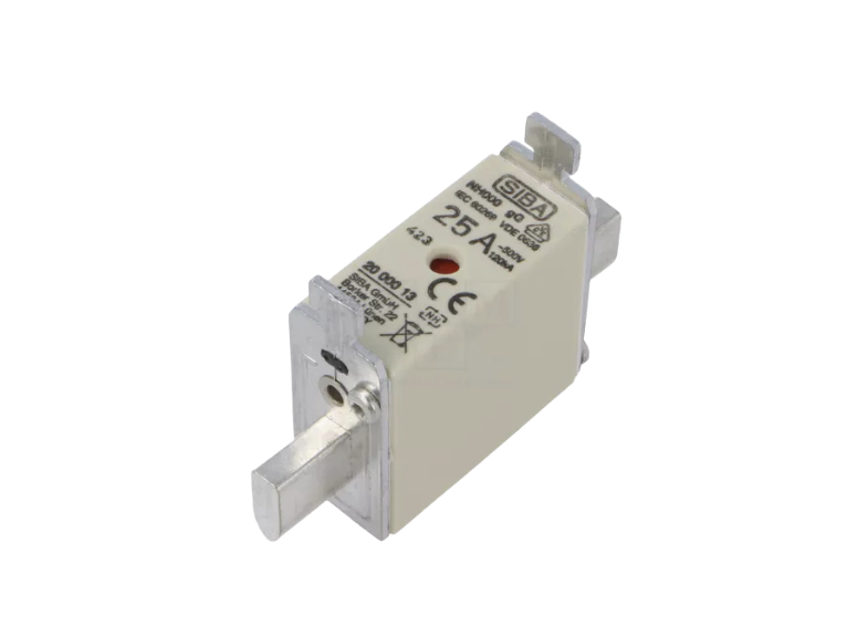 SIBA NH 000 gL/gG 25A 500V Sigorta 20 000 13