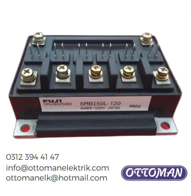 6MBI50L-120 IGBT MODULE 6X50A 1200V Ottoman Elektrik