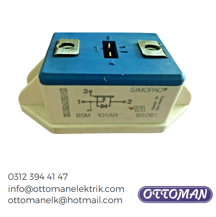 Siemens BSM101AR IGBT Modülü - 200A 50V