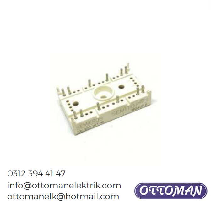 SK100WT16 Semikron Antiparalel Tristör Modülü - 100A 1600V