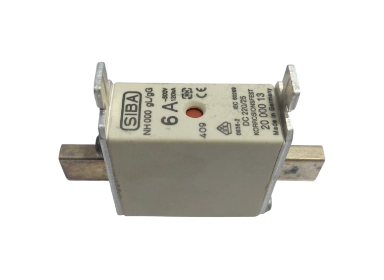 SIBA NH 000 gL/gG 6A 500V Sigorta 20 000 13