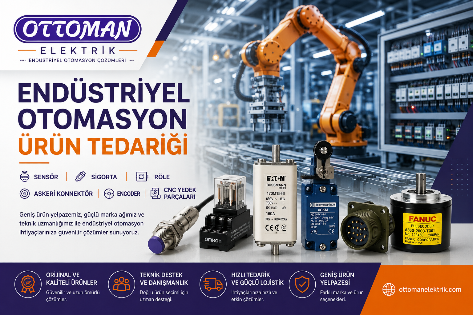 Endüstriyel Otomasyon Ürün Tedariği